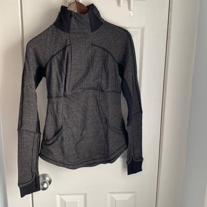 Athletic fabric sweater